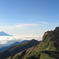 雲の上で待っていた富士山