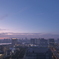 夕暮れの都市