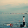 夕暮れの海辺にて#2