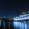 夜の隅田川