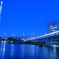 夜の隅田川