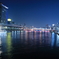 夜の隅田川