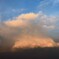 わんちゃん雲の下は富士山