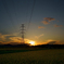 夕日