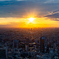 サンシャイン60展望台でみた風景03　夕日様