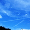 夕刻の青空