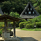 井戸のある越中五箇山集落