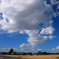 雲を手のひらに