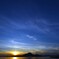 夕暮と釣り人　➂。。。！