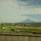 新幹線の車内より富士山眺望！