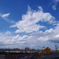 新幹線の見える公園