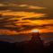 犬山城夕景