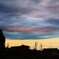 斑な夕焼け