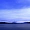 湖上の秋空