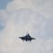 入道雲とF-35