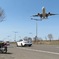 千歳空港脇の国道３６号線