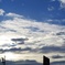 早朝の秋空