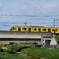 Ｋ川中流域・西武国分寺線鉄橋のラッピング電車