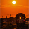 夕暮れの鉄道