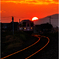 夕暮れの鉄道2
