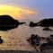 海辺の夕景