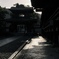 早朝のお寺