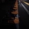 夜の駐輪場