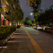 夜の歩道