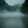 早朝の只見川