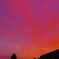 不気味な夕焼け
