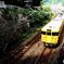 の上り普通列車　（稲荷神社への跨線橋から）