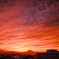ベランダからの夕景