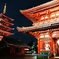 浅草寺のライトアップ