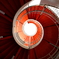 red spiral staircase