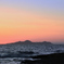 洞山2022　10月-01　地島の夕景にアオサギ