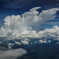 growing cumulonimbus clouds