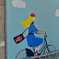 自転車に乗って