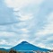 白眉富士山と水彩空