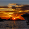 博多湾の夕日3