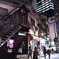 外階段のある路地