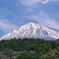 2025年初冠雪日　昼の富士山