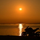 有明海の夕暮れ時