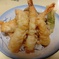 半額の天ぷらで天丼