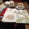 喫茶店で