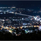 眉山山頂からの夜景