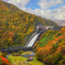 県内で紅葉狩り３　寒河江ダム