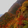 三俣山の紅葉と霧氷