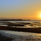 真玉海岸2021　10月　干潟の夕景