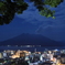 月夜の桜島
