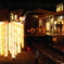 嵐電・嵐山駅の夜